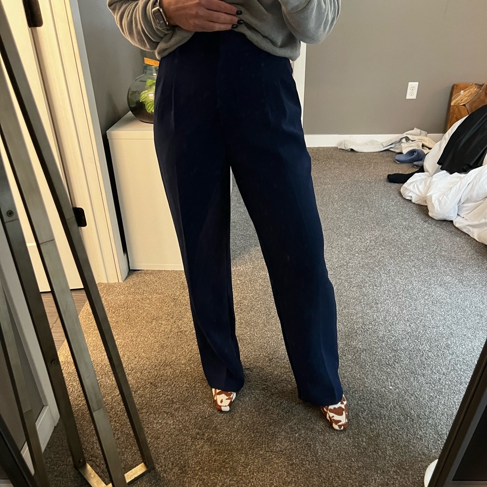 Wilfred effortless pant.  Blue. 4